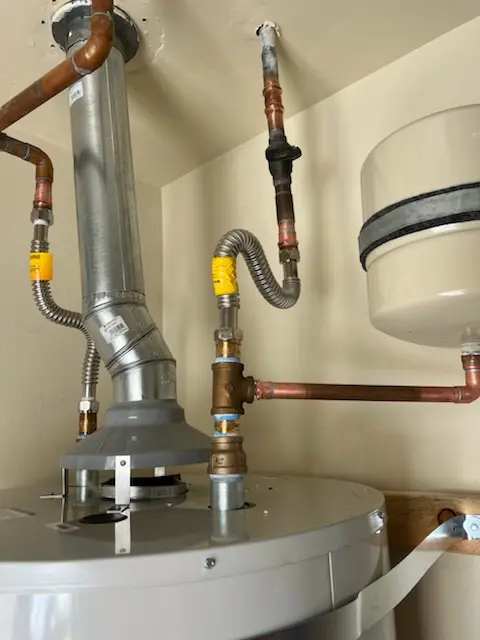 Water heater installation and plumbing repair in Barton